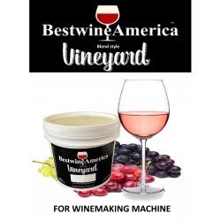 Carlifornian style white Zinfandel Blush Rosé Vineyard's blend for Winemaking MACHINE-makes 12L