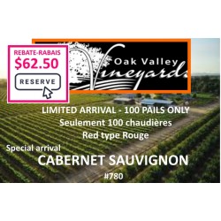 780 - Cabernet  Sauvignon type  Oak Valley 23L