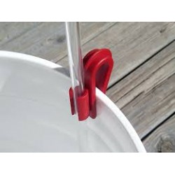 Red clip to hold racking tube 5/16