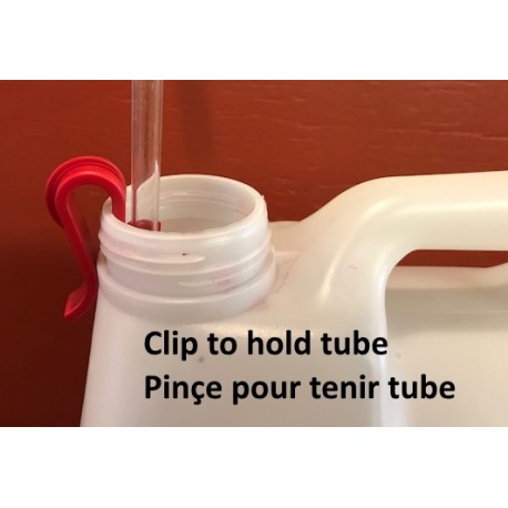 Clip to hold racking tube